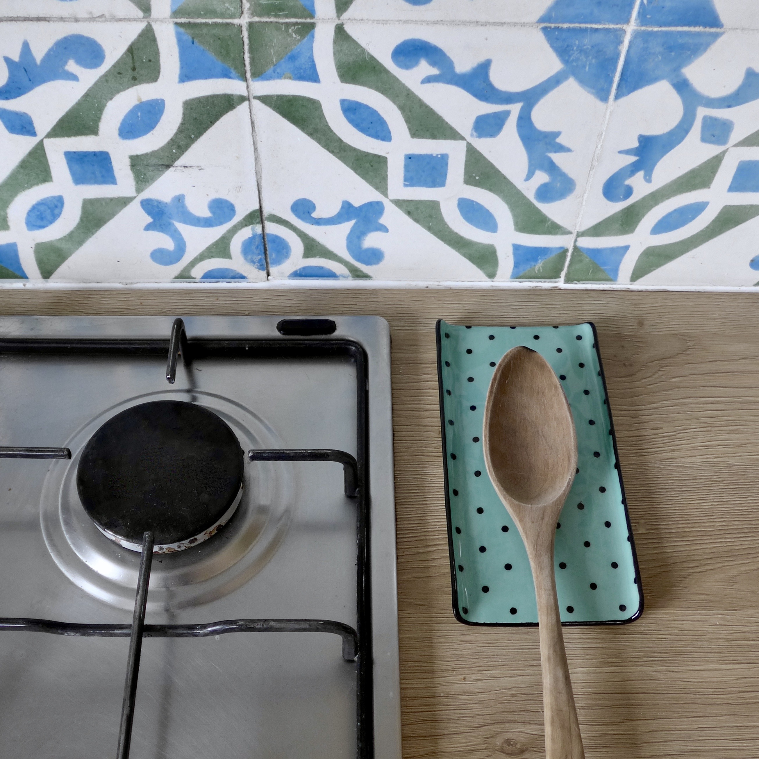 repose cuillère poterie