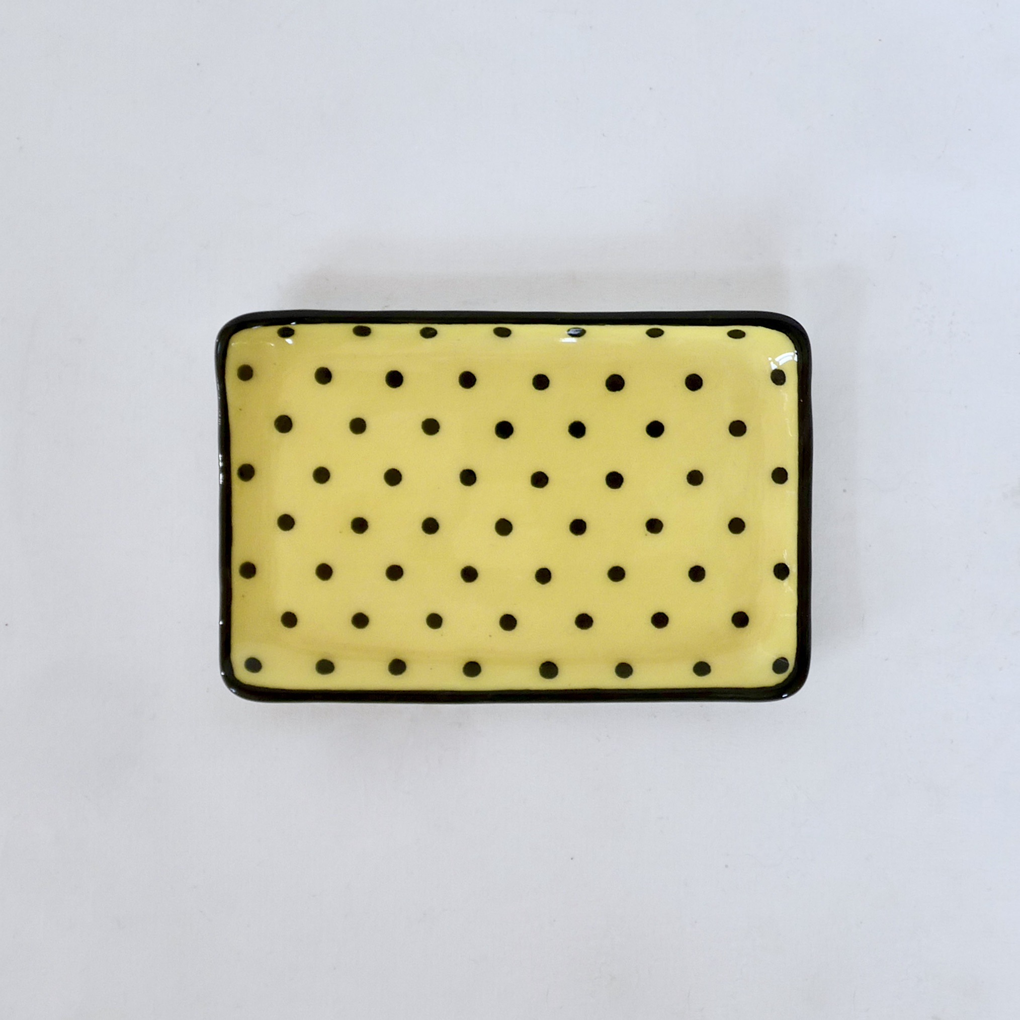 Sous-tasse jaune pois Sous-tasse jaune pois