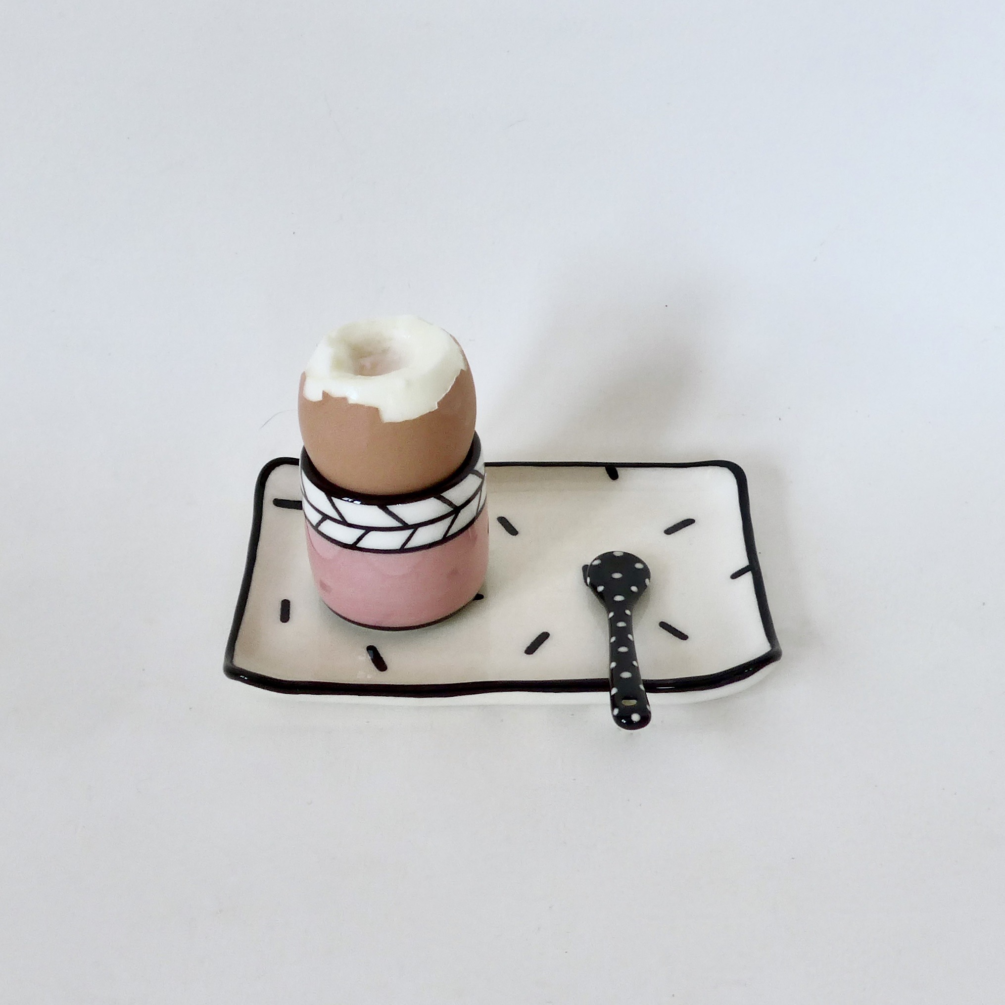 coquetier avec sous-tasse