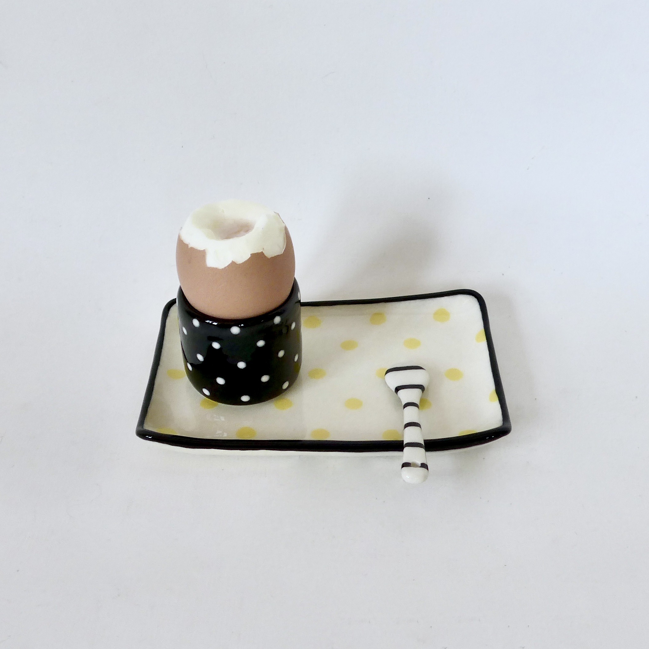 coquetier pois avec sous tasse