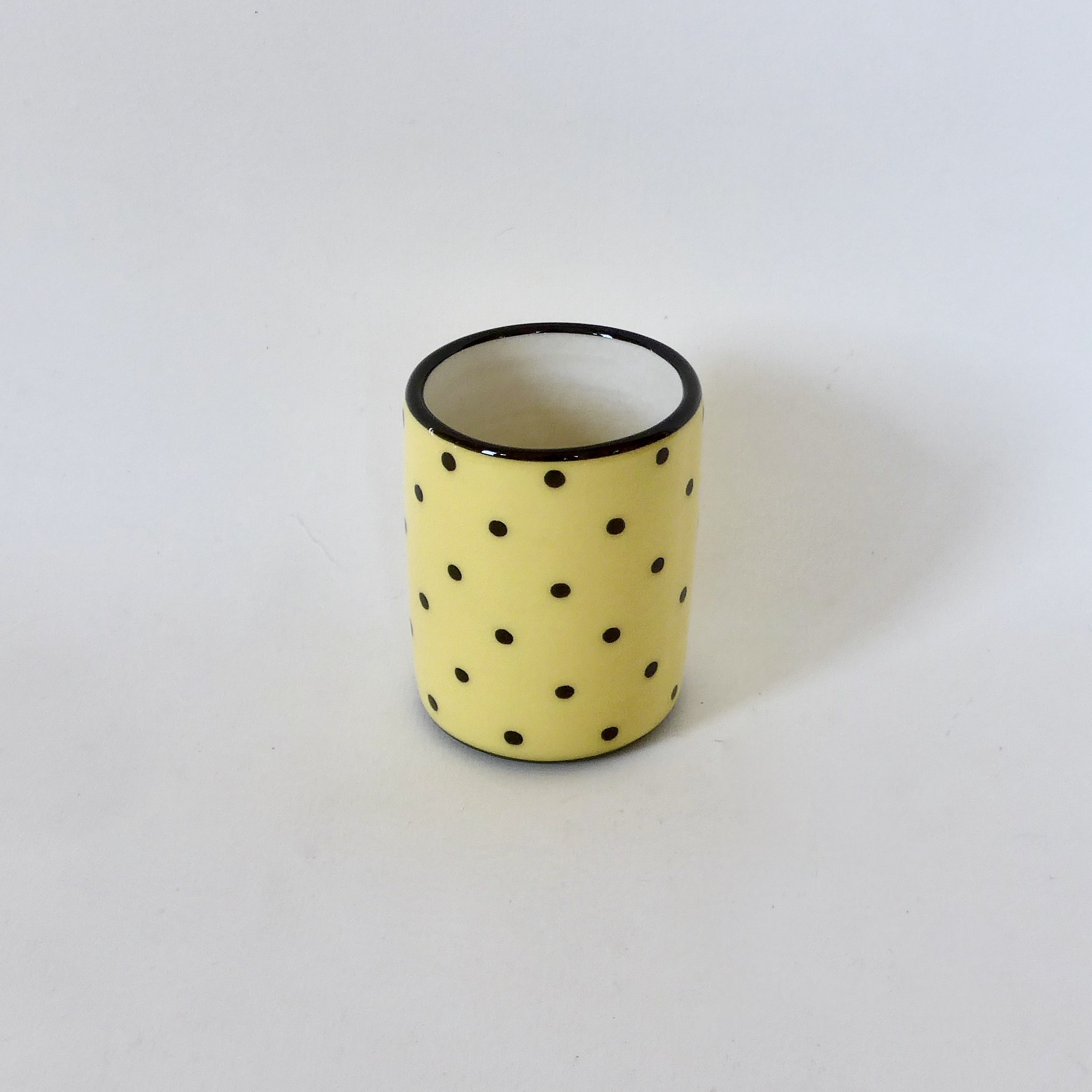 mug artisanal jaune
