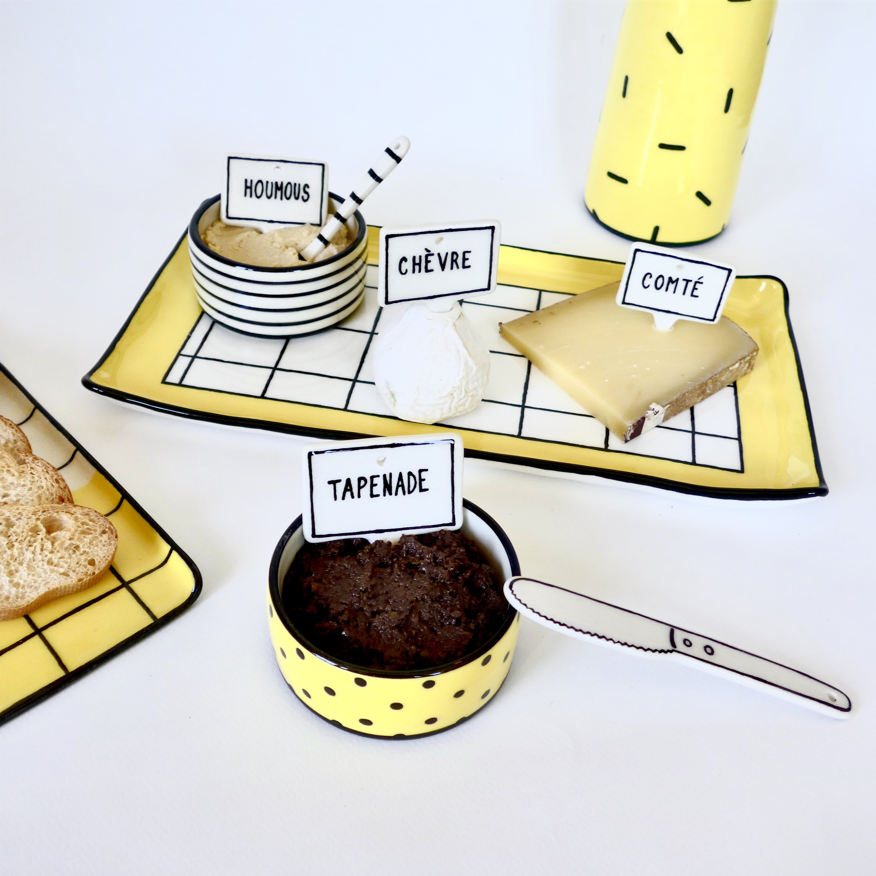 Etiquette présentation fromage